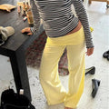2026 Fold Over Wide Pants
