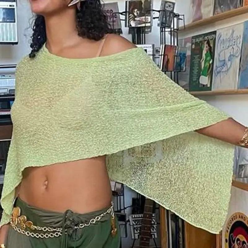 Breezy Festival Knit Coverup Top