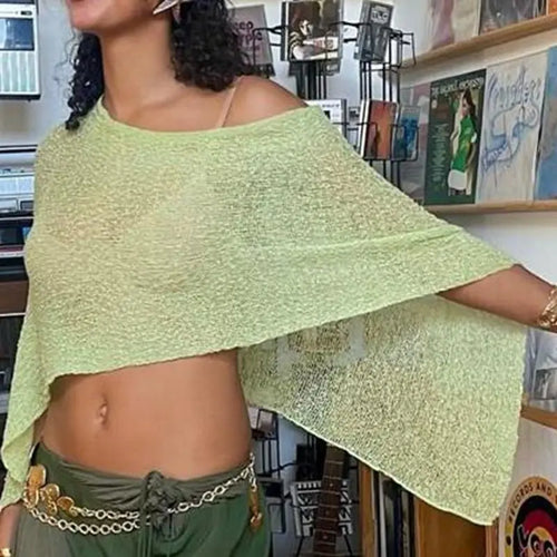 Breezy Festival Knit Coverup Top