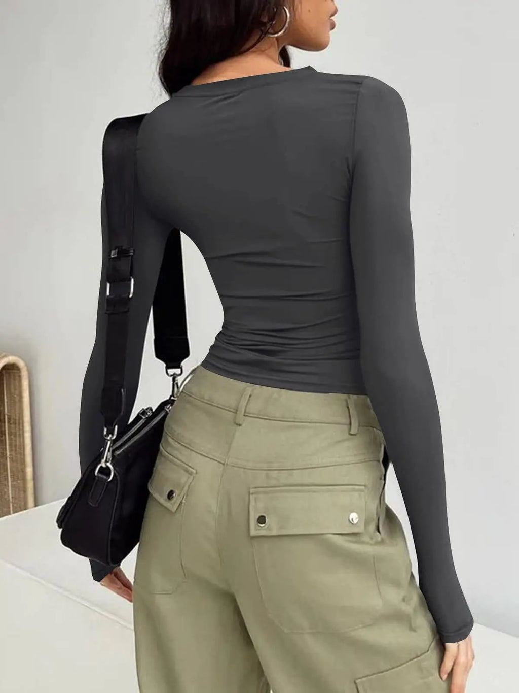 Everyday Cute Crop Basic Top Tee